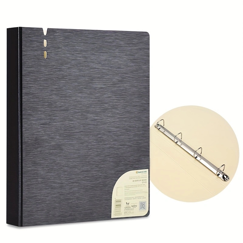 NEW Perforated Folder 4-Hole D - Portfolio Folder Zip avaliação e preço