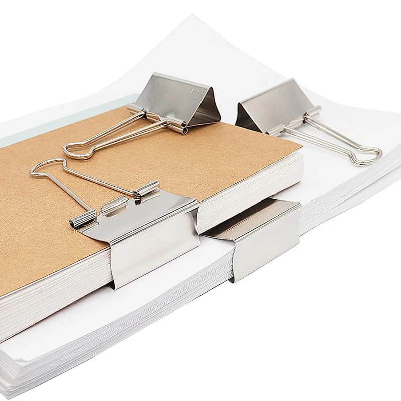5-30Pcs Binder Clips File Meta - Supply Of Office Stationery avaliação e preço