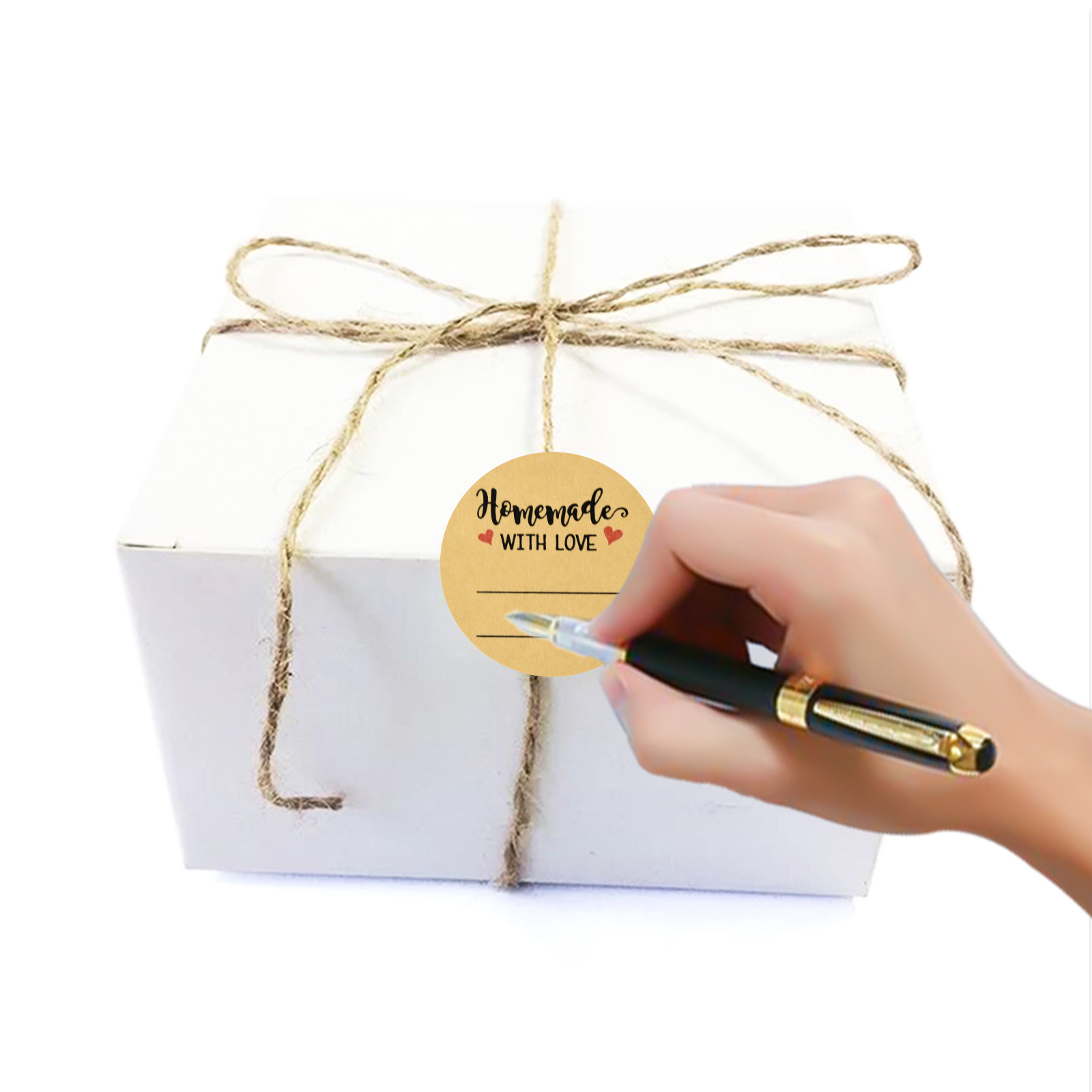200Pcs 2-Inch Round Writable K - Sticker Label Roll avaliação e preço