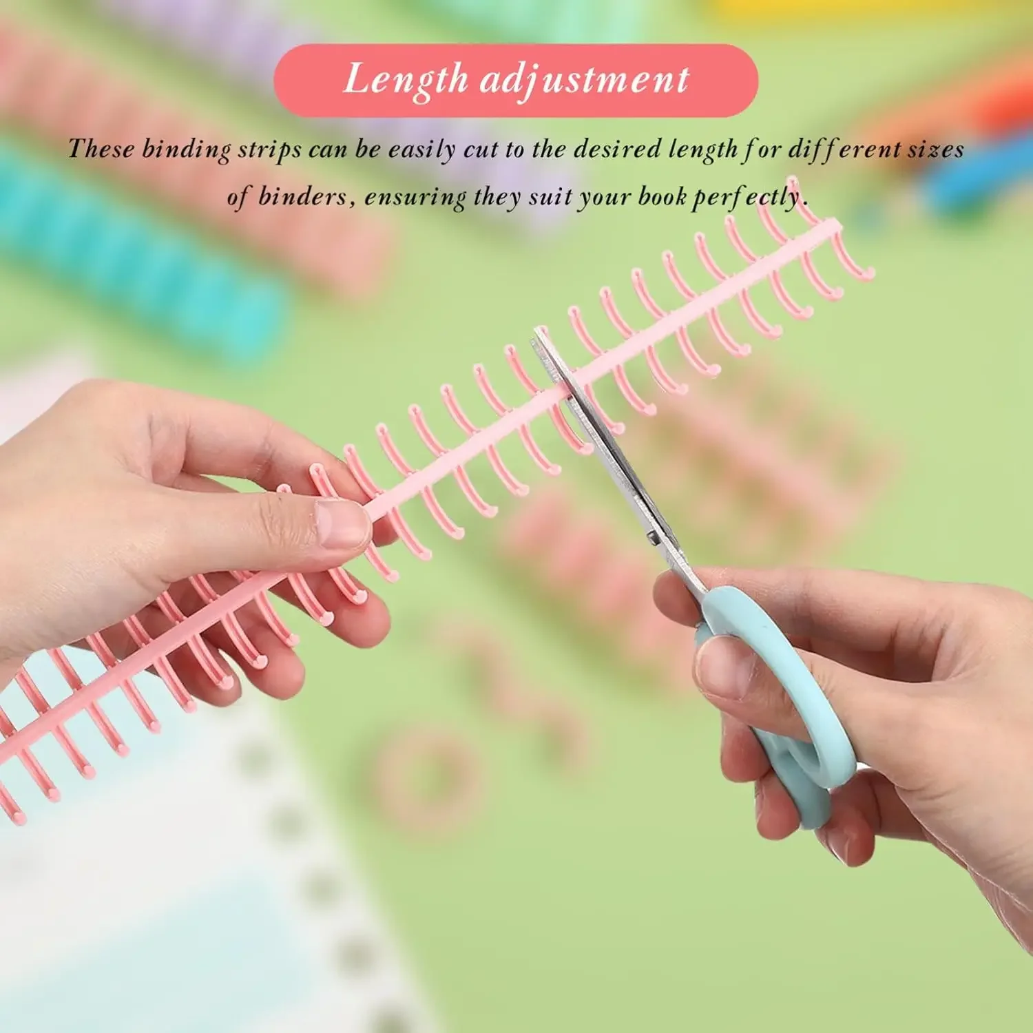 5-10PCS Comb Binding Spines Pl - Binding Comb Plastic avaliação e preço