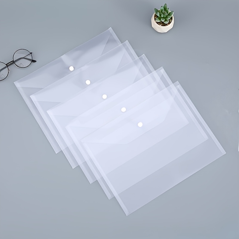 10pcs Transparent A4 Folders C - Supply Of Office Stationery avaliação e preço
