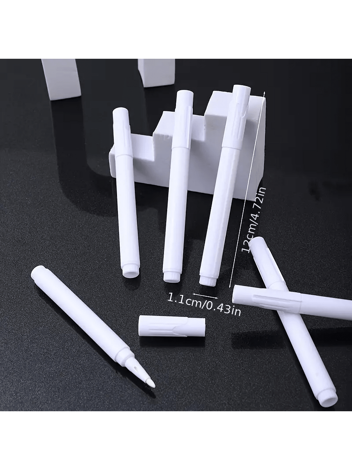 12pcs White Liquid Chalk Marke - Correction Fluid White avaliação e preço