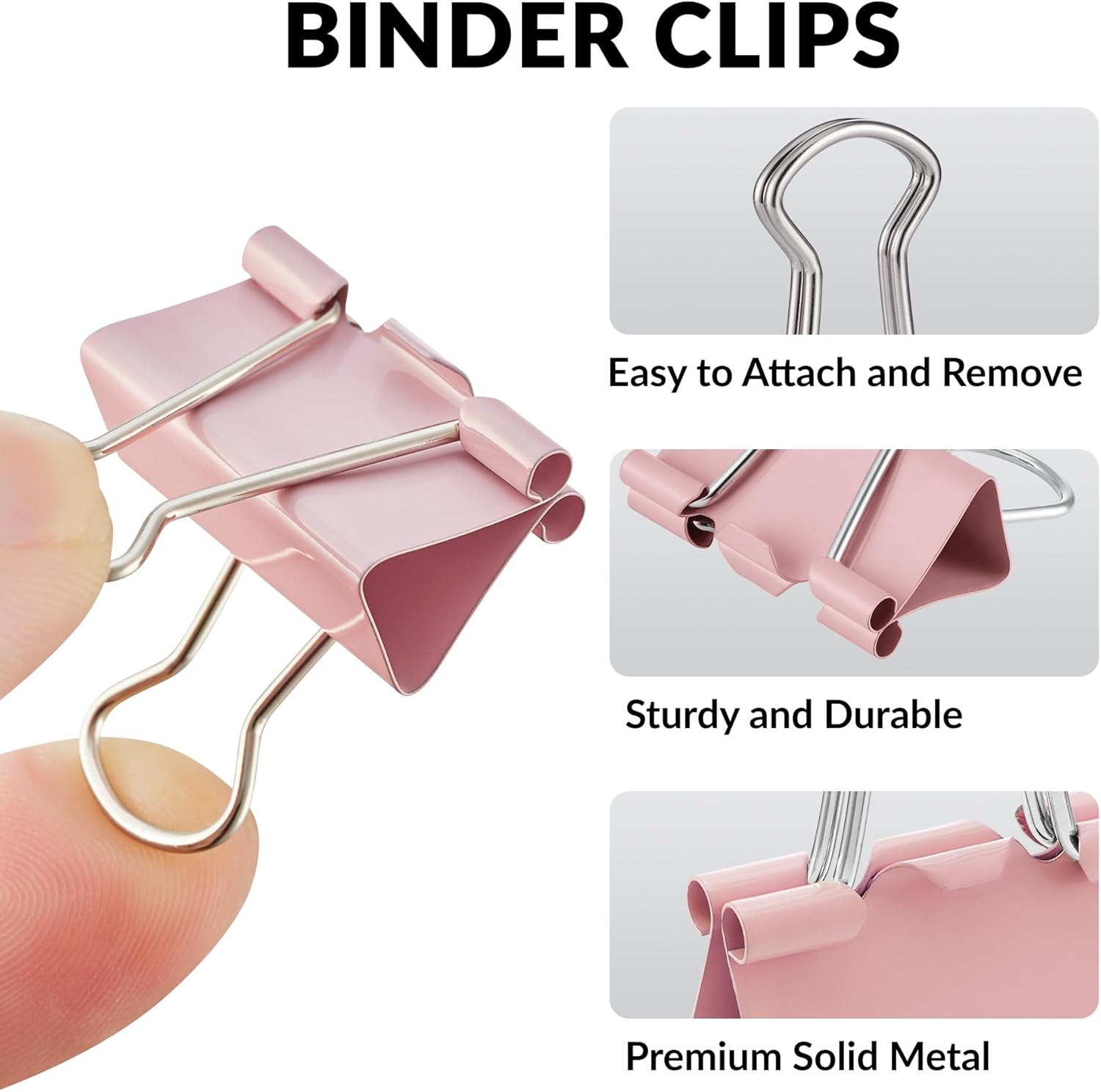 100 Count Binder Clips Assorte - Binder Clip Assorted avaliação e preço