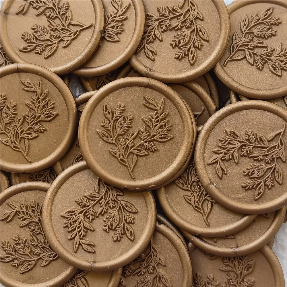 Rosemary Leaf Self Adhesive Wa - Wax Seal Stamp Kit avaliação e preço