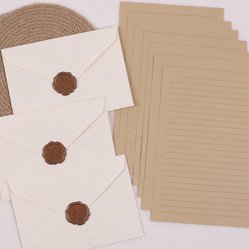 Stationery Set with Envelopes  - Wax Seal Stamp Kit avaliação e preço