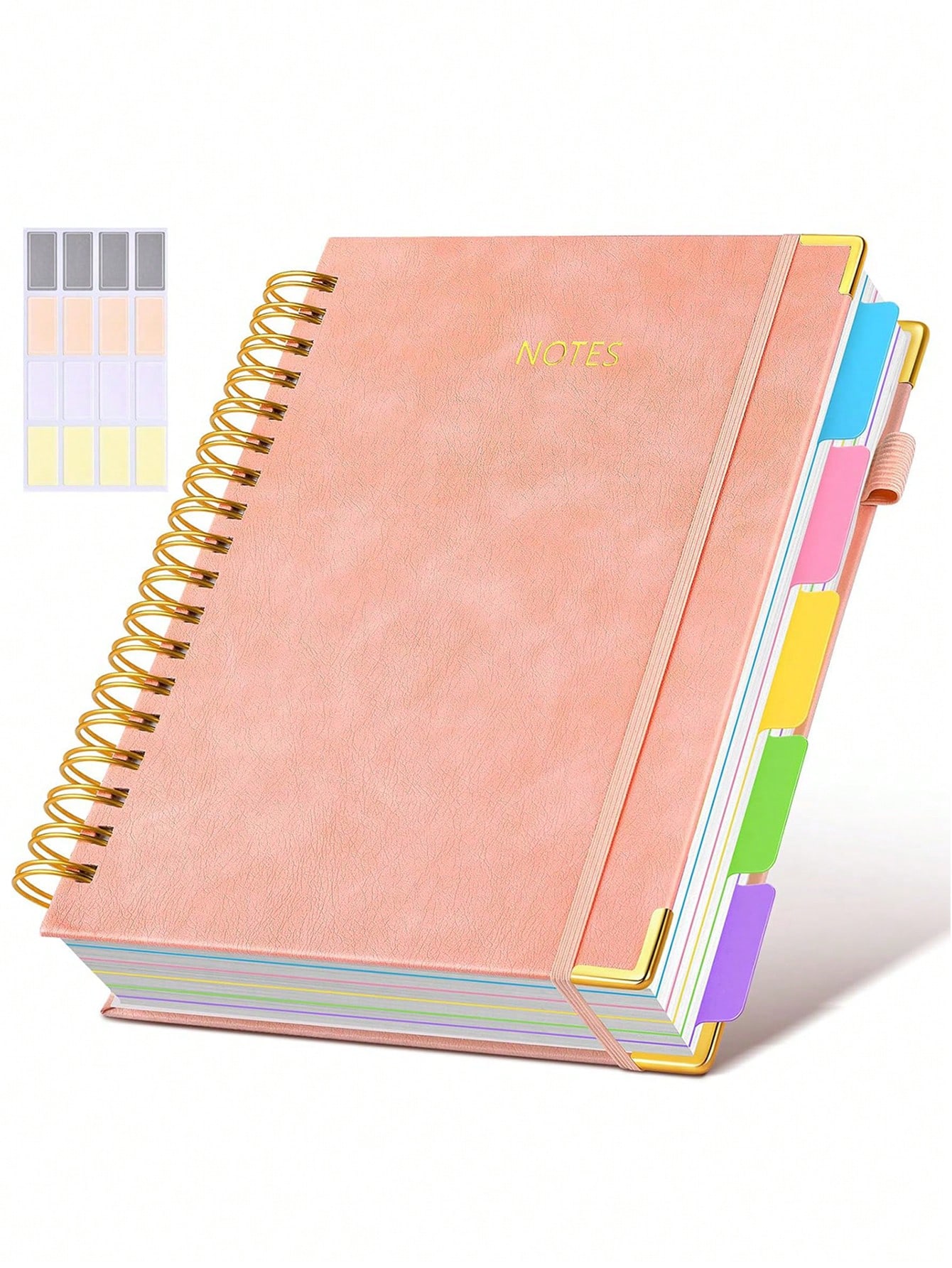 1PC Hardcover Spiral Notebook  - Journal Leather Hardcover avaliação e preço