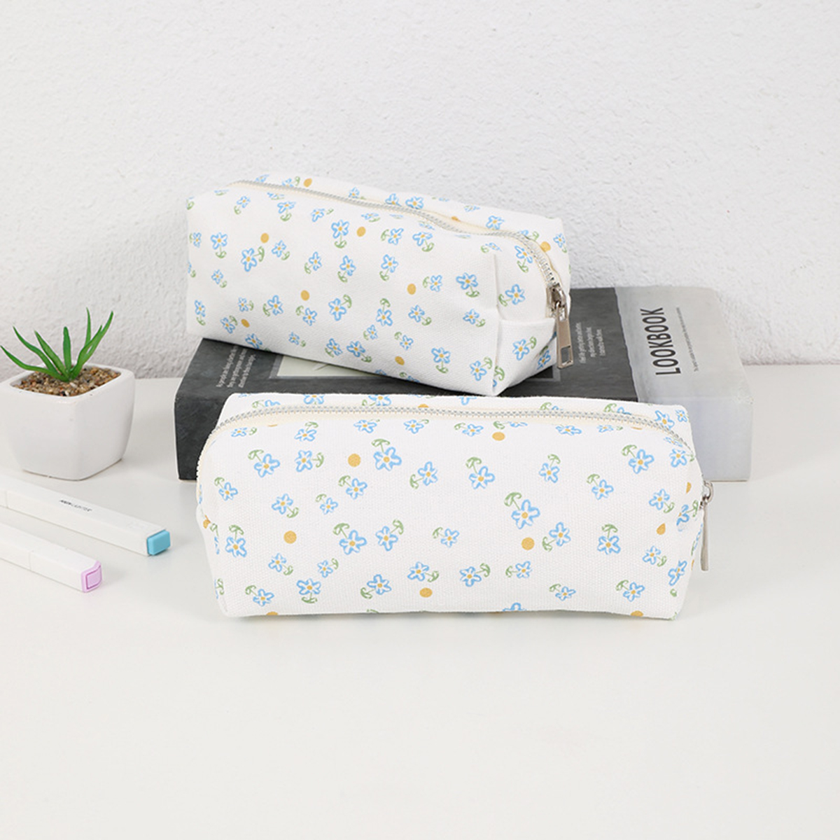 Simple floral printed pencil c - Stationery Office And School Supply Stores avaliação e preço