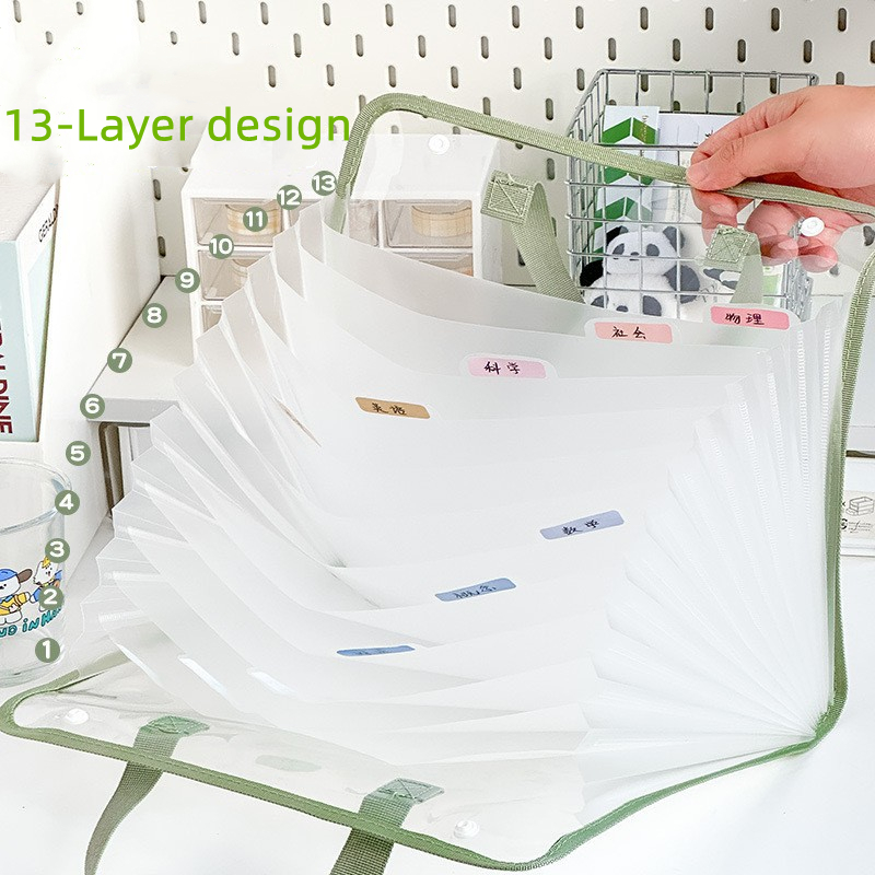 13-Layer A4 File Folder Storag - Supply Of Office Stationery avaliação e preço