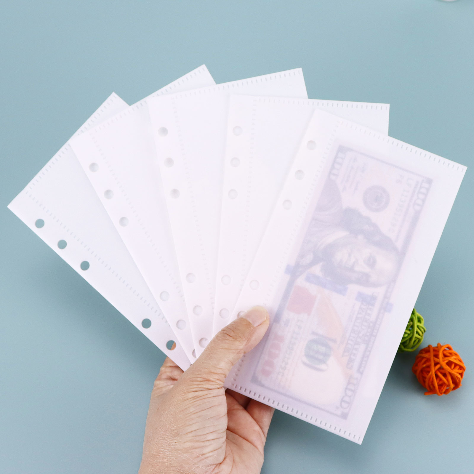 A6/A7 5Pcs Binder Pockets Bind - Portfolio Folder Zip avaliação e preço