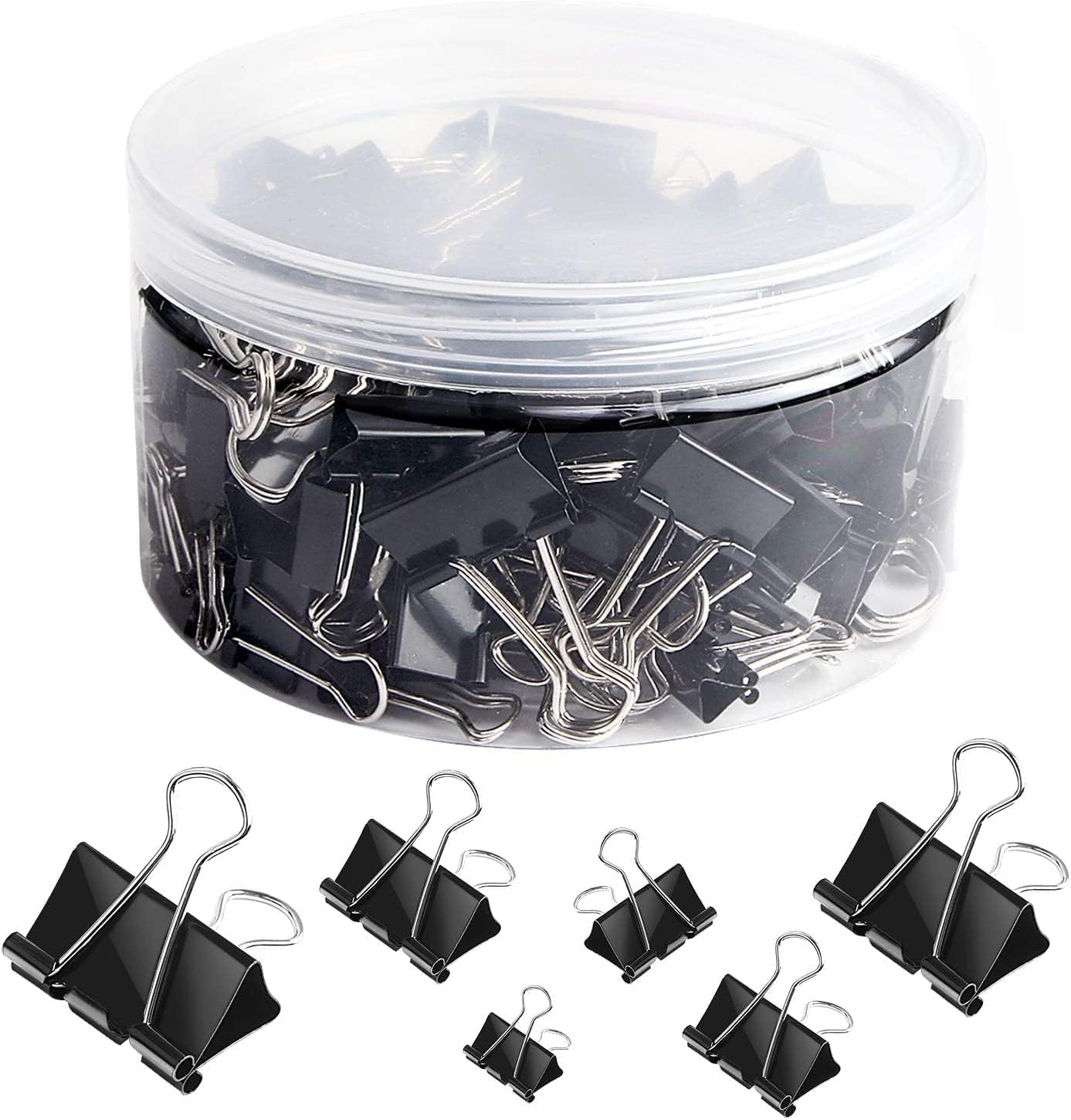 110 PCS Binder Clips Assorted  - Binder Clip Assorted avaliação e preço