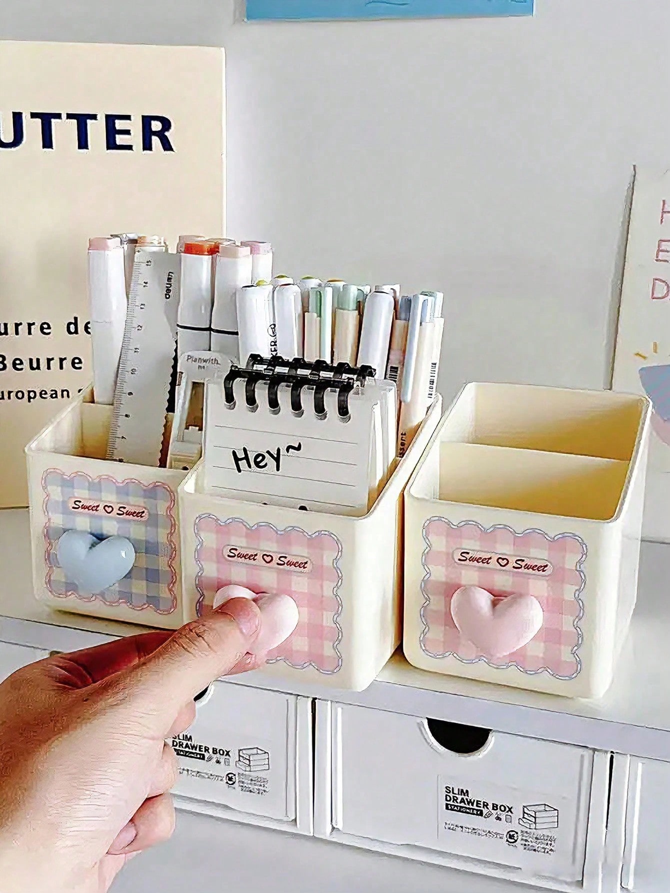 1pc Desktop Stationery Storage - Stationery Office And School Supply Stores avaliação e preço